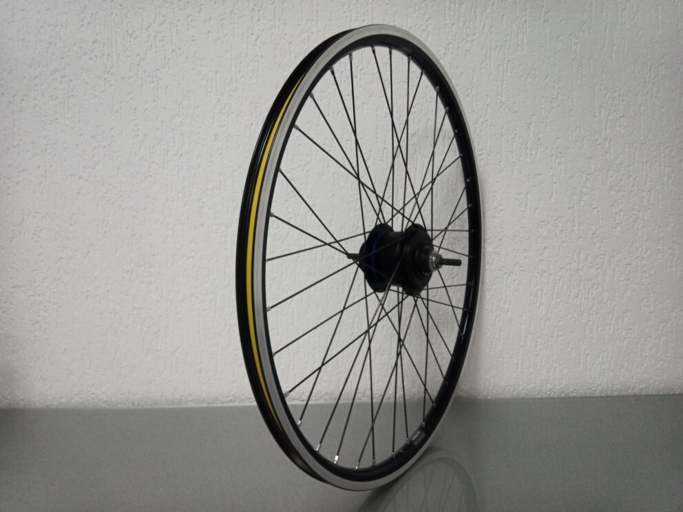 Achterwiel 622X19C Rigida Ryde Andra 10 Zwart Shimano Nexus Inter 8 SG C6060 8C 8S DI2 131 MM Terugtraprem en velgrem E Bike Vlechtservice