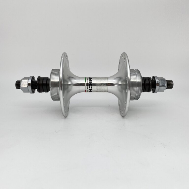 Rear hub / 130 - 120 MM / Fixed axle 163 MM / Rim brake / 32GTS / Miche / Primato Flip-Flop / 1S / Silver (Polished) / Fixy - Singlespeed