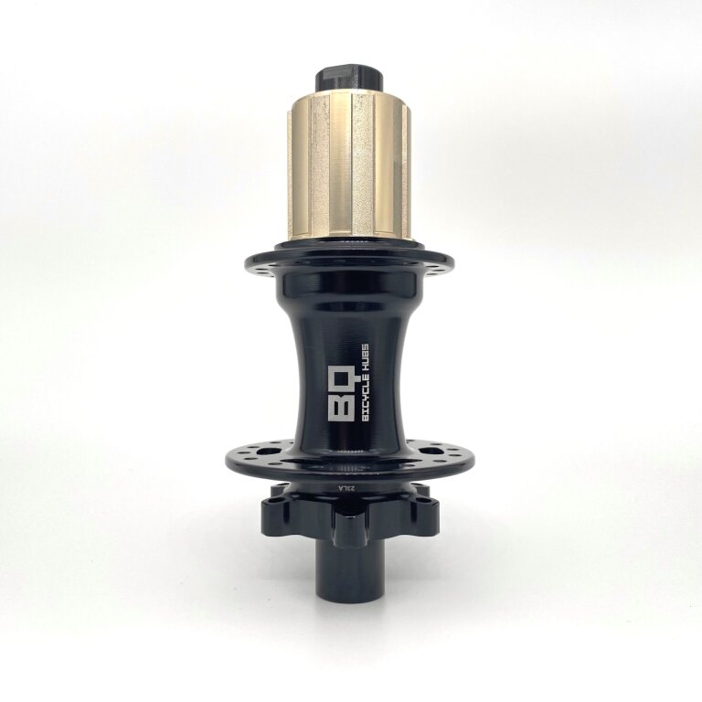 Achternaaf / 142 MM / Steekas Ø 12 MM / Disc (6 bout) / 32GTS / BQ / BQ-RH30013 / HG Body 36,85 MM / Zwart / Race
