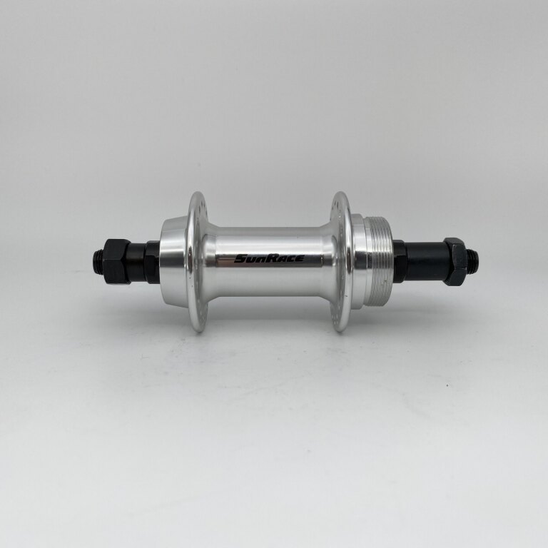 Rear hub / 135 MM / Drop axle / Rim brake / 36GTS / Sunrace / Others / Freewheel 5-7S / Silver / MTB - Tour