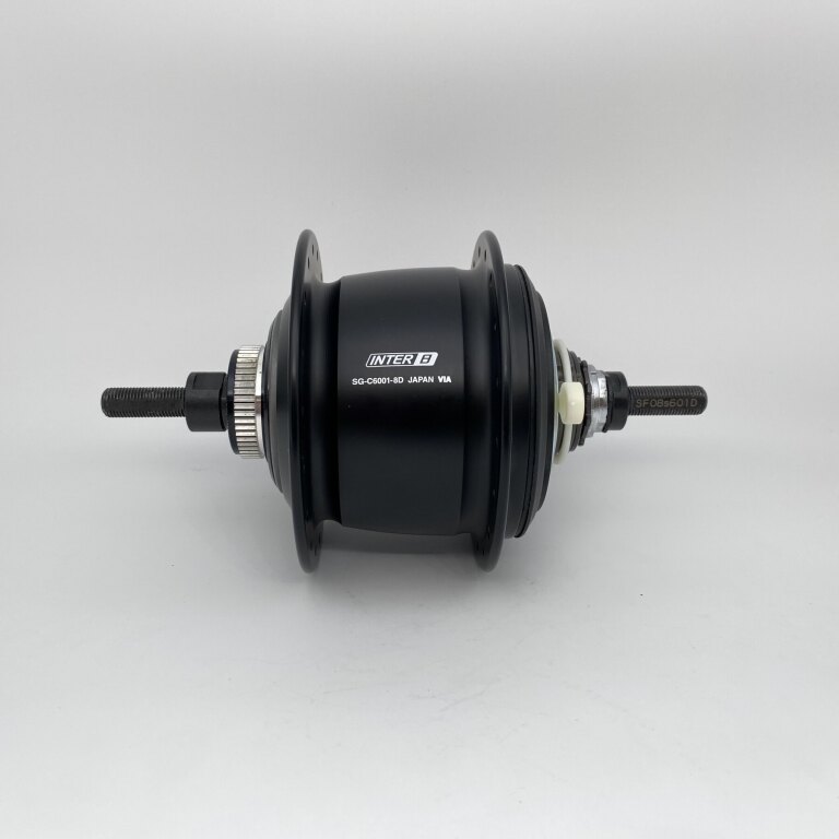 Achternaaf / 135 MM / Vaste as 187 MM / Disc (Centerlock) / 36GTS / Shimano / Nexus Inter 8 SG-C6001-8D / 8S / Zwart / City