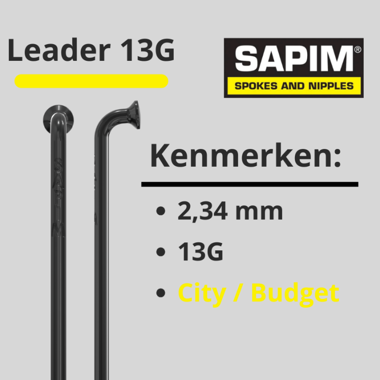 spaken 13G RVS zwart