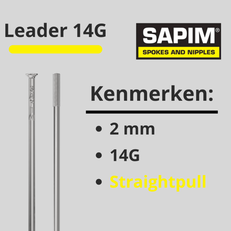 spokes 14G INOX StraightPull