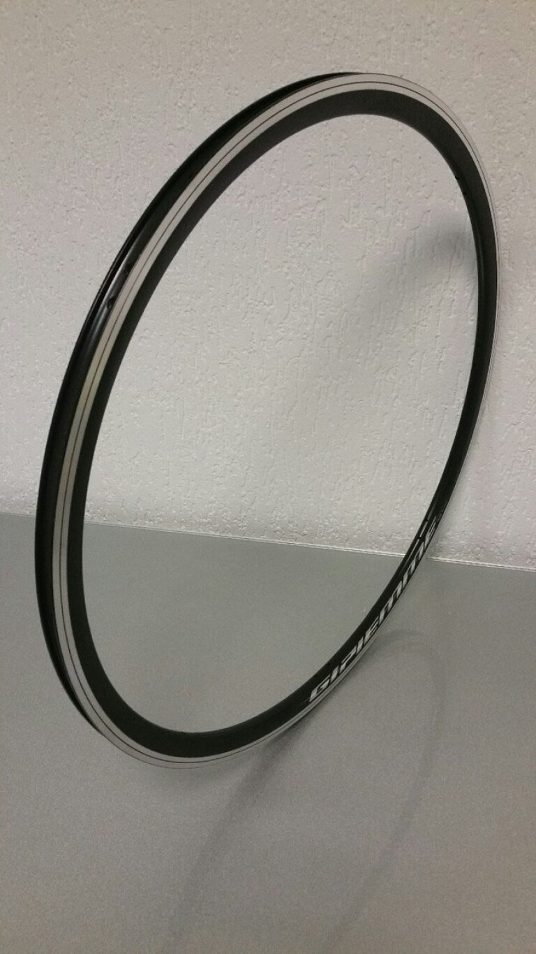 Rim / 622 / 16GTS 8*2 / Double-walled / No eyelets / Fulcrum / Gipiemme / Black / Brake surface