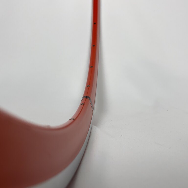Rim / 622X13C / 28GTS / Double-walled / No eyelets / Rigida - Ryde / DP18 / Red / Brake surface
