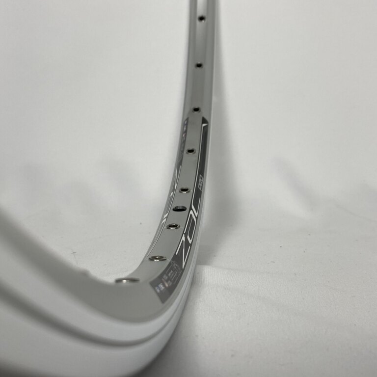 Rim / 559X19C / 32GTS / Double-walled / Single eyelets / Rigida - Ryde / ZAC Pro / Silver / Brake surface