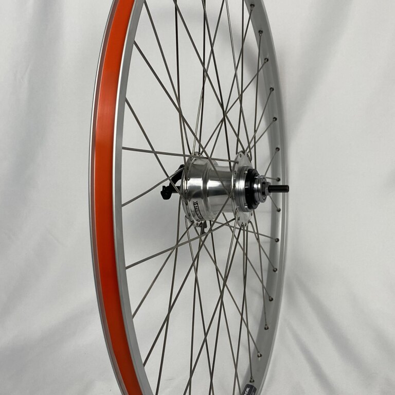 Rear wheel / 622X19C / Rigida - Ryde / ZAC 19 / Silver / Sturmey Archer / X-RD3 / 3S / 118 MM / Drum brake 70 MM / City