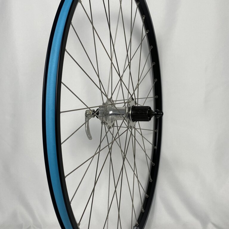 Achterwiel / 622X19C / Rigida - Ryde / ZAC 2000 / Zwart / Shimano / FH-C501 Nexave / HG Body 35 MM / 135 MM / Disc (6 bout) / Tour
