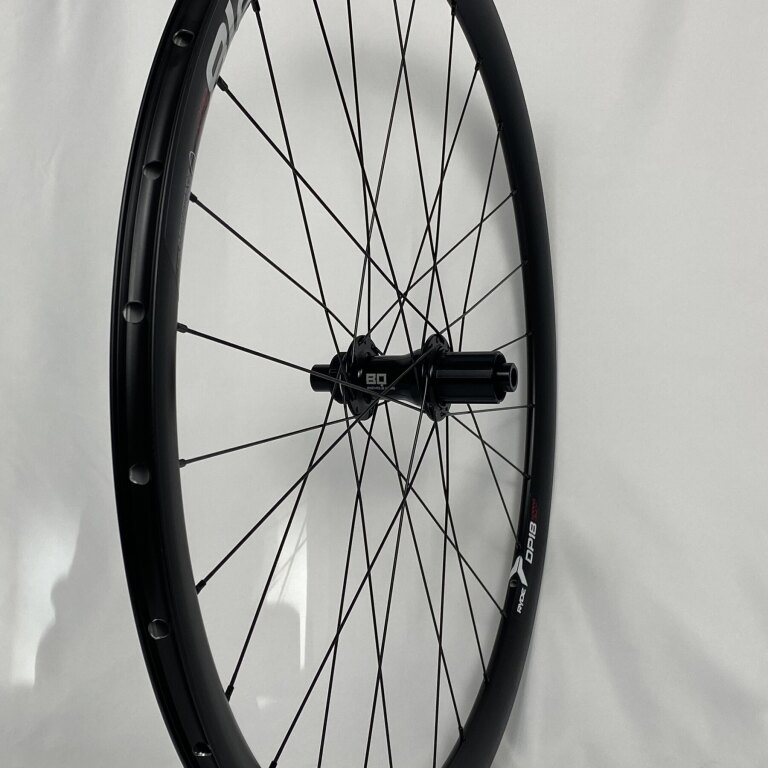 Rear wheel / 622X18C / Rigida - Ryde / DP18 Speed ​​Disc / Black / BQ / BQ-RH30002 / HG Body 36,85 MM / 142 MM / Disc (Centerlock) / Race