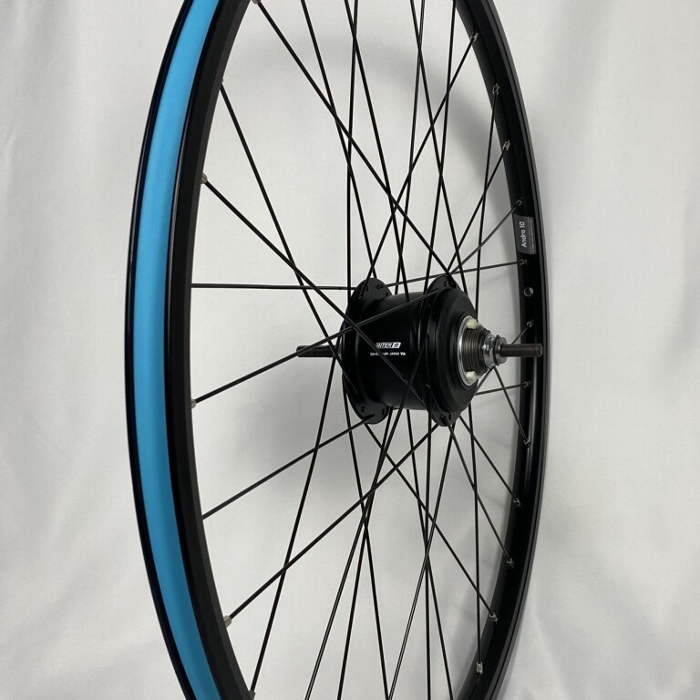 Rear wheel / 622X19C / Rigida - Ryde / Andra 10 / Black / Shimano / Nexus Inter 8 SG-C6001-8R / 8S / 131 MM / Roller brake / E-Bike