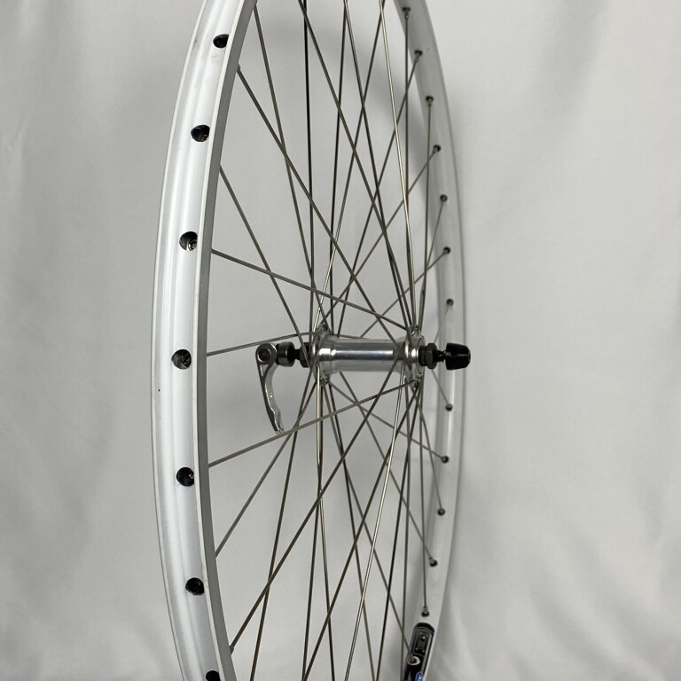 Roue avant / 622X17C / Rigida - Ryde / Snyper / Blanc / Kun Teng / UNI / / 100 MM / Frein sur jante / Ville