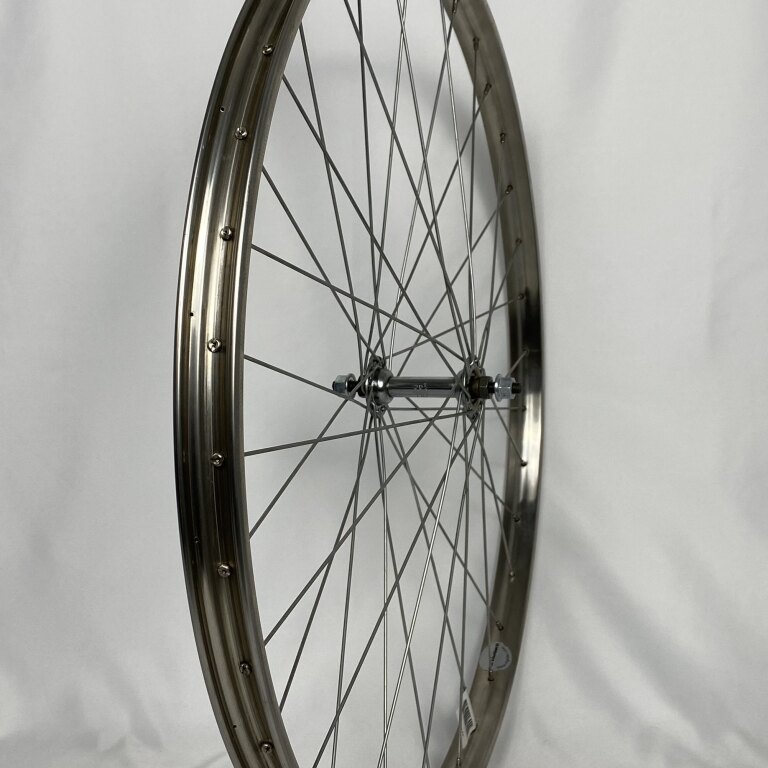 Voorwiel / 590X22C / Van Schothorst / ST32 / Zilver / Joy Tech / UNI /  / 93 MM / Velgrem / Vintage