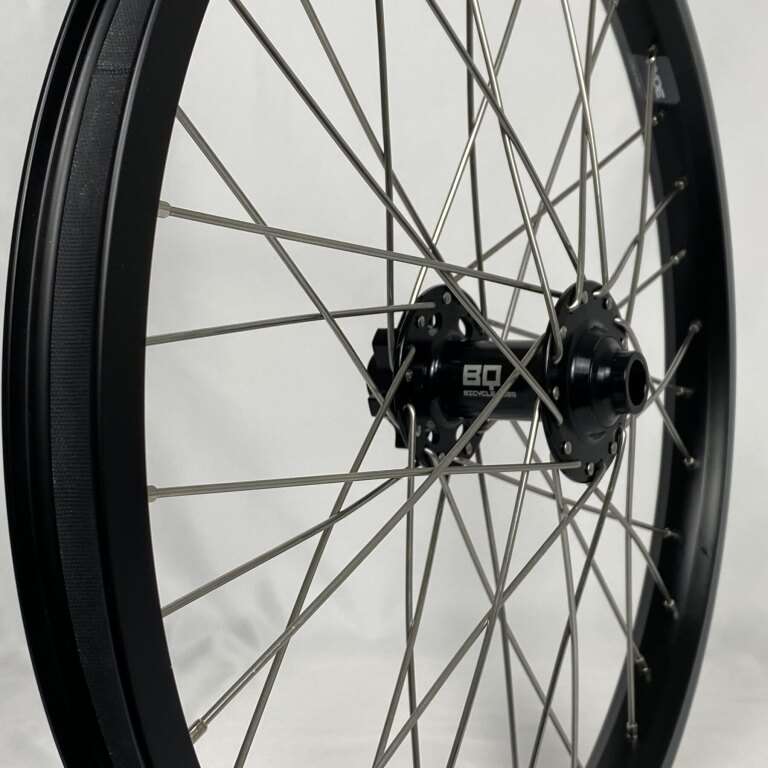 Front wheel / 406X25C / Rigida - Ryde / Andra 40 / Black / BQ / BQ-FH30504 / / 100 MM / Disc (6 bolt) / Cargo
