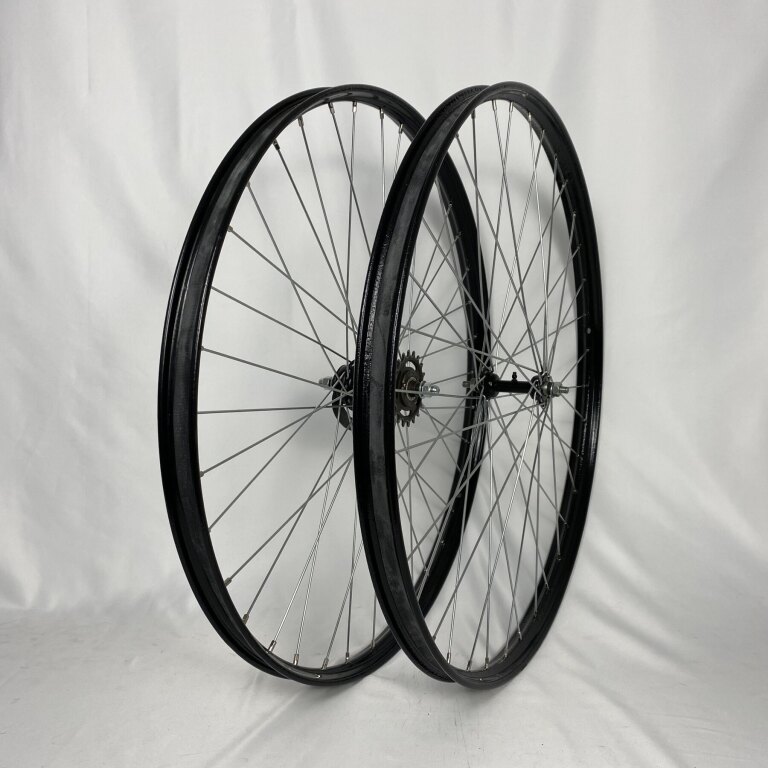 Wheelset / 635X25C / V38 / Black / Sachs / Torpedo / 1S / 108 MM / Coaster Brake / Vintage