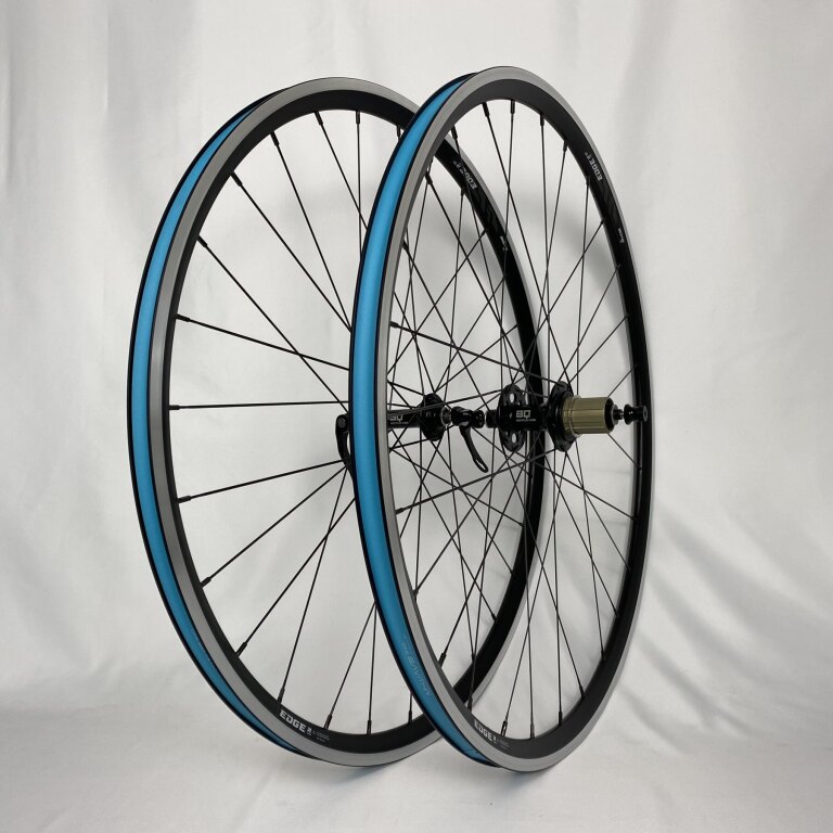 Wheelset / 622X18C / Rigida - Ryde / Edge R 25 R / Black / BQ / BQ-RH30003 / HG Body 36.85 MM / 130 MM / Rim brake / Race