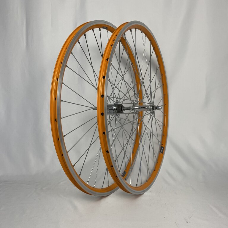 Wielset / 622X19C / Rigida - Ryde / Andra 20 / Oranje / Shimano / CB-E110 / 1S / 116 MM / Terugtraprem / City