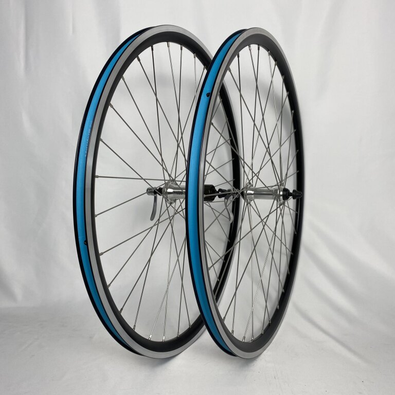 Wheelset / 622X16C / Rigida - Ryde / DP16 / Black / Shimano / FH-2200 / HG Body 35 MM / 130 MM / Rim brake / Race