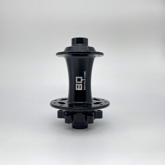 Front hub / 100 MM / Thru axle Ø 12 MM / Disc (6 bolts) / 24GTS / BQ / BQ-FH30506 / Black / Race 