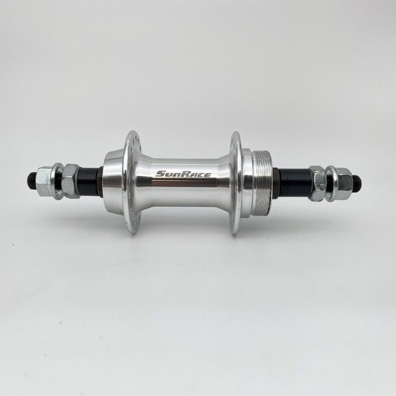 Rear hub / 135 MM / Fixed axle 170 MM / Rim brake / 36GTS / Sunrace / HBM45 / Freewheel 5-7S / Silver / City 