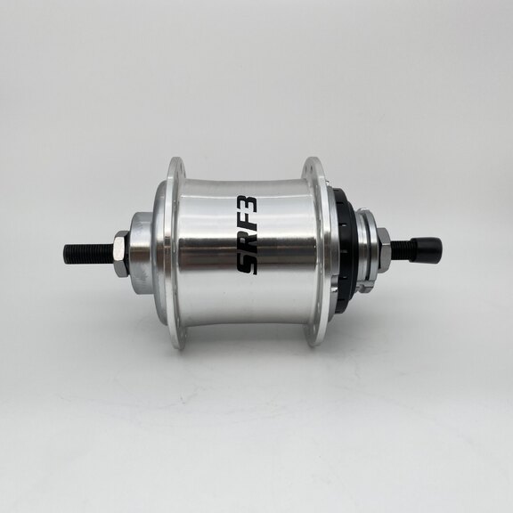 Rear hub / 110 MM / Fixed axle 148 MM / Rim brake / 28GTS / Sturmey Archer / S-RF3 / 3S / Silver / City 