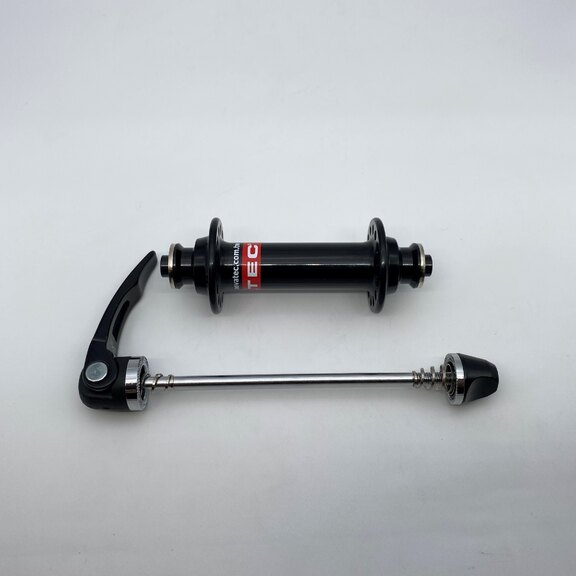 Voornaaf / 100 MM / Uitvalas / Velgrem / 28GTS / Novatec / A291SB / Zwart / Race 