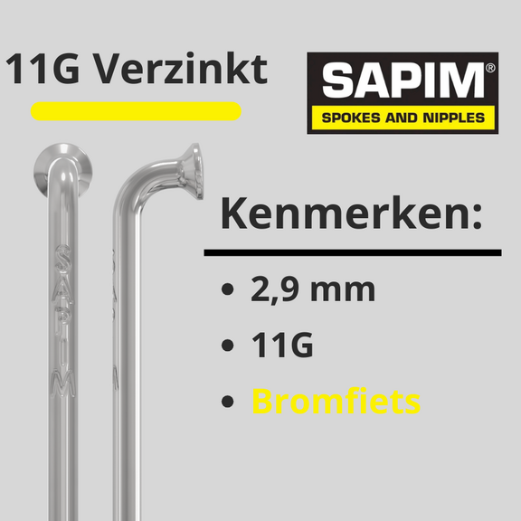 spokes 11G steel galvanized 