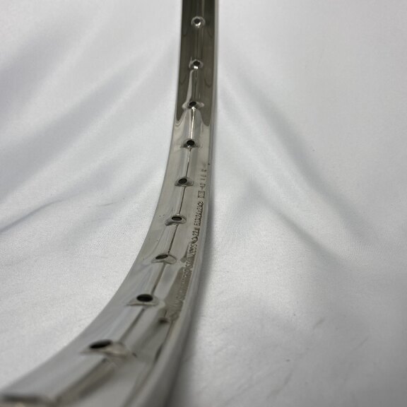 OCCASION / Jante / 635X22C / 36GTS / Simple paroi / Sans bagues / Van Schothorst / Acier inoxydable ST32 / Argent / Surface de freinage 