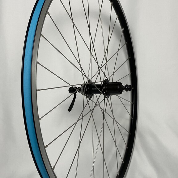 Achterwiel / 622X19C / Rigida - Ryde / X-Plorer / Zwart / Shimano / FH-TX505 Tourney / HG Body 35 MM / 135 MM / Velgrem of Disc (Centerlock) / Tour 