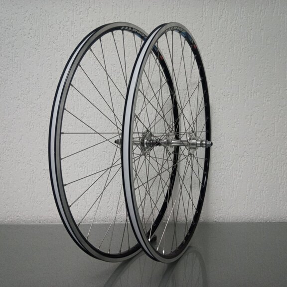 Wheelset / 622X13C / Rigida - Ryde / Zenith / Black / Sturmey Archer / HBT30-F Flip-Flop / 1S / 120 - 130 MM / Rim brake / Fixy - Singlespeed 