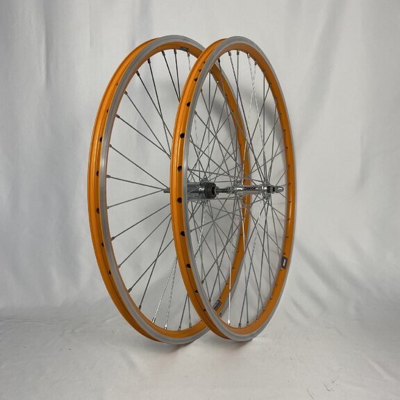 Wielset / 622X19C / Rigida - Ryde / Andra 20 / Oranje / Shimano / CB-E110 / 1S / 116 MM / Terugtraprem / City 