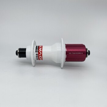 Rear hub / 130 MM / Drop axle / Rim brake / 24GTS / Novatec / F482SB-11S / HG Body 36,85 MM  / White / Race