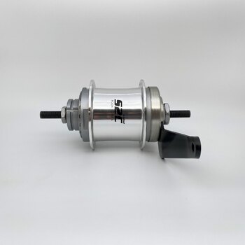 Rear hub / 116 MM / Fixed axle 160 MM / Coaster brake / 32GTS / Sturmey Archer / S2C / 2S Kick Shift / Silver / City