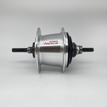Achternaaf / 127 MM / Vaste as 180 MM / Rollerbrake / 32GTS / Shimano / Nexus Inter 7 SG-C3001-7R / 7S / Zilver / City