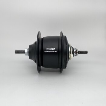 Achternaaf / 131 MM / Vaste as 203 MM / Rollerbrake + Velgrem / 32GTS / Shimano / Nexus Inter 8 SG-C6001-8R  / zwart / City