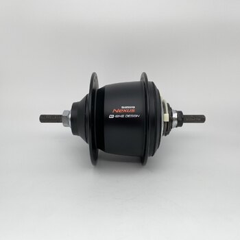 Rear hub / 135 MM / Fixed axle 203 MM / Rollerbrake + rimbrake / 32GTS / Shimano / Nexus Inter 5 SG-C7000-5R / black / City