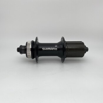Hinterradnabe / 135 MM / Fallachse / Disc (Centerlock) / 32GTS / Shimano / FH-RM35 Alivio / HG Body 35 MM / Schwarz / MTB - Tour