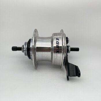 Hinterradnabe / 118 MM / Feste Welle 163 MM / Trommelbremse 70 MM / 36GTS / Sturmey Archer / X-RD3 / 3S / Zilver / City