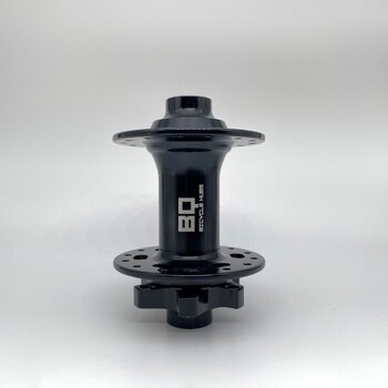 Front hub / 100 MM / Thru axle Ø 15 MM / Disc (6 bolts) / 28GTS / BQ / BQ-FH30509 / Black / MTB - Tour