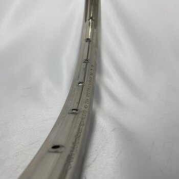GEBRUIKT / Velg / 622X20C / 36GTS / Enkelwandig / Ongebust / Van Schothorst / ST28 RVS / Zilver / Remvlak