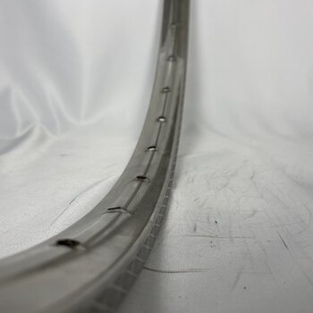 GEBRUIKT / Velg / 590X22C / 36GTS / Enkelwandig / Ongebust / Van Schothorst / ST32 RVS / Zilver / Remvlak