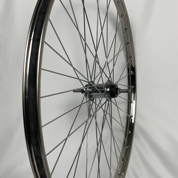 Hinterrad / 635X22C / Van Schothorst / ST32 RVS / Silber / Shimano / CB-E110 / 1S / 100 MM / Rücktrittbremse / City