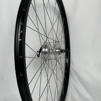 Rear wheel / 622X25C / Rigida - Ryde / Andra 40 / Black / Sturmey Archer / X-RD / Freewheel 1S / 119 MM / Drum brake 70 MM / City