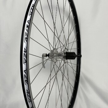 Roue arrière / 622 x 19C / Rigida - Ryde / ZAC Pro / Noir / Shimano / FH-C501 Nexave / Corps HG 35 mm / 135 mm / Frein sur jante ou disque (6 trous) / Tour