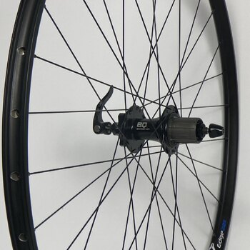 Roue arrière / 622X22C / Rigida - Ryde / Edge M 22 os / Noir / BQ / BQ-RH30025 / HG Body 35 MM / 135 MM / Disque (6 boulons) / VTT