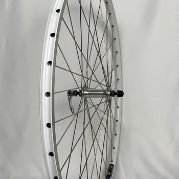 Roue avant / 622X17C / Rigida - Ryde / Snyper / Blanc / Kun Teng / UNI / / 100 MM / Frein sur jante / Ville