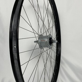 Vorderrad / SS 622X24 / Rigida - Ryde / V38 / Schwarz / Shimano / DH-C6000-3R-N 6V-3.0W Dynamo / / 100 MM / Rollenbremse / City