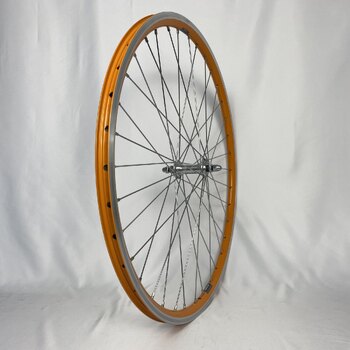 Front wheel / 622X19C / Rigida - Ryde / Andra 20 / Orange / Union / UNI / / 100 MM / Rim brake / City