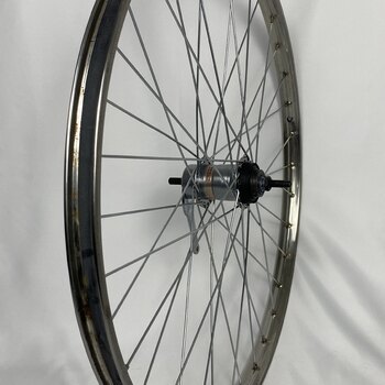 GEBRAUCHTES Hinterrad / 622X22C / Van Schothorst / ST32 RVS / Silber / Shimano / Nexus Inter 3 SG-3C41 / 3S / 120 MM / Rücktrittbremse / Vintage