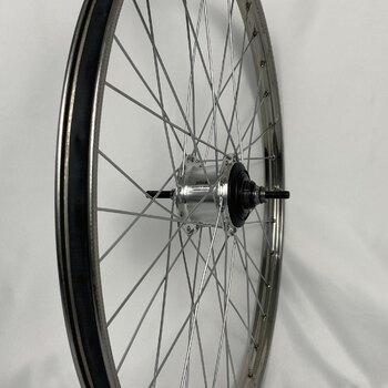 GEBRAUCHTES Hinterrad / 622X22C / Van Schothorst / ST32 RVS / Silber / Shimano / Nexus Inter 7 SG-C3001-7R / 7S / 127 MM / Rollerbrake / Vintage