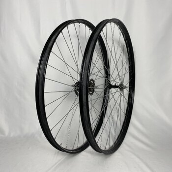 Wheelset / 635X25C / V38 / Black / Sachs / Torpedo / 1S / 108 MM / Coaster Brake / Vintage